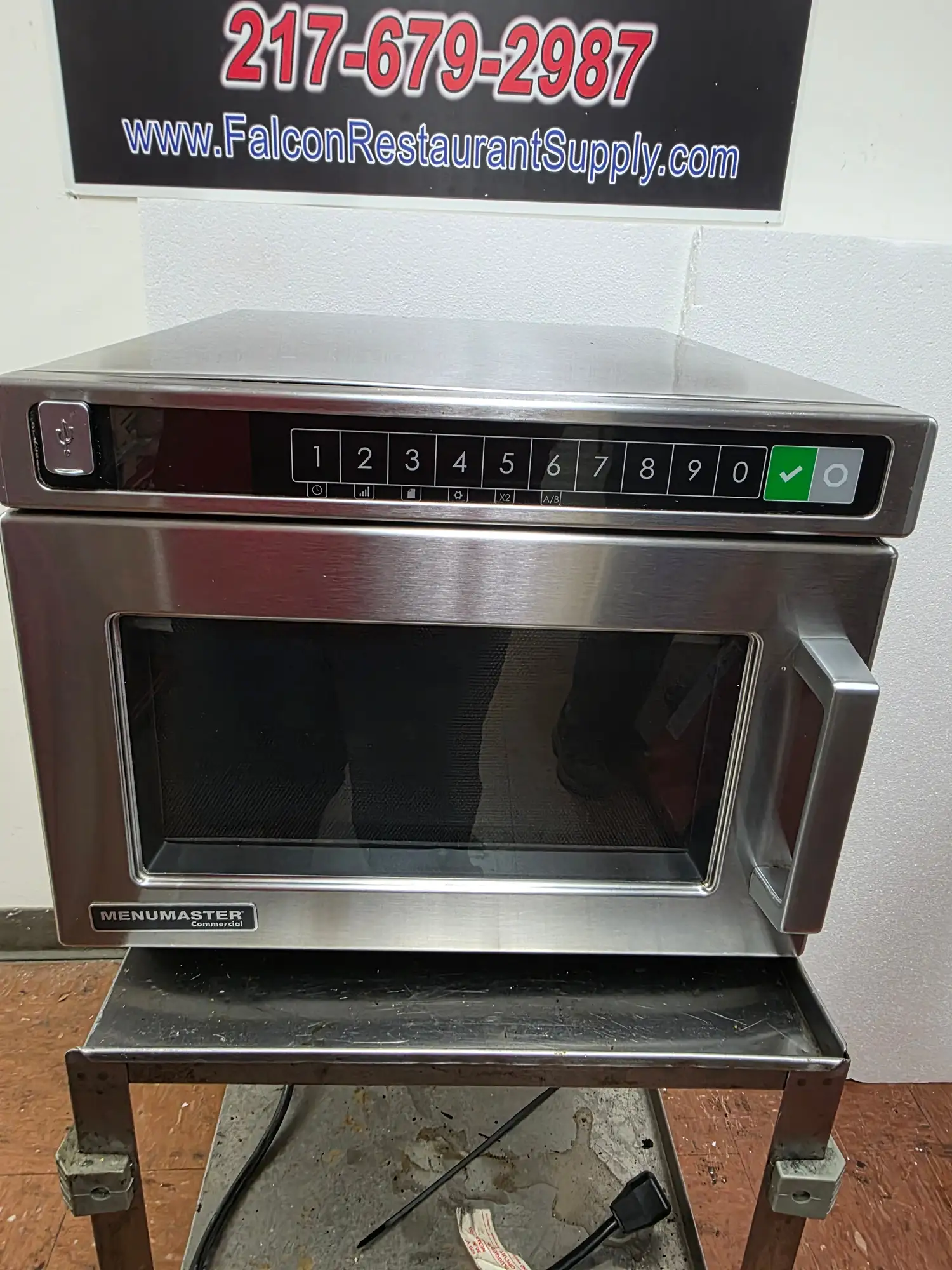 Used Amana Used 2020 Amana Menumaster MDC12A2 Heavy Volume 1200 Watt Microwave Oven 120V Restaurant Small Appliances Illinois US | Falcon Restaurant Supply #1373593