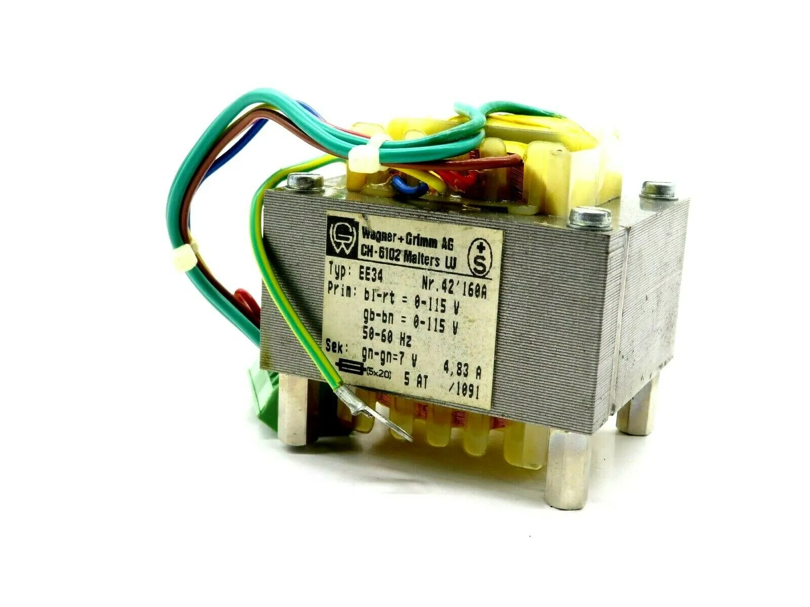 NEW WAGNER GRIMM CH-6102 TRANSFORMER CH6102