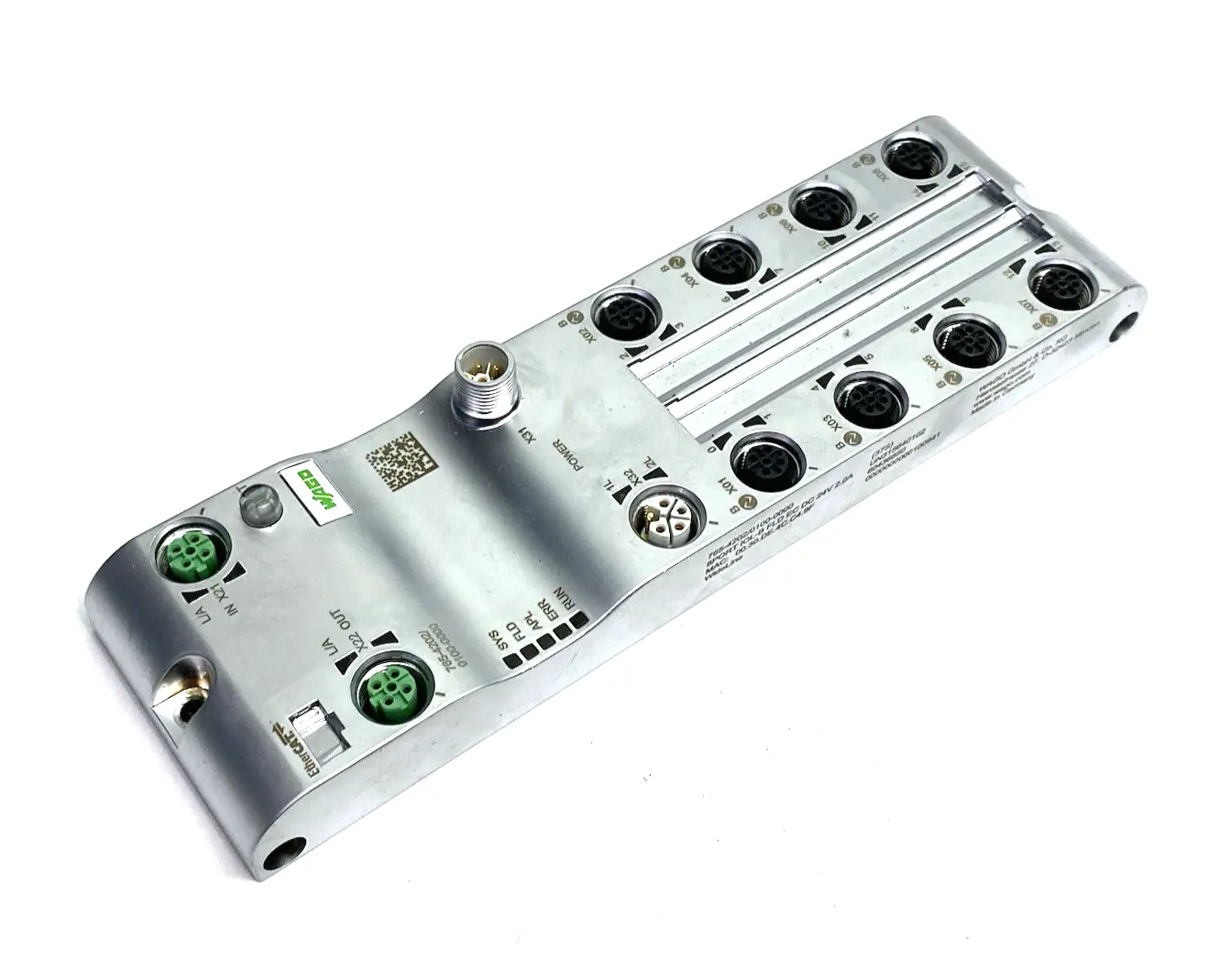 USED WAGO 8-PORT-IO-LINK MASTER CLASS B ETHERCAT WIDELINE 16-CHAN