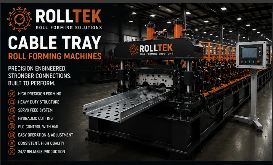Maquina de Perfilagem para Eletrocalha no Brasil | Rolltek RT-CT Series