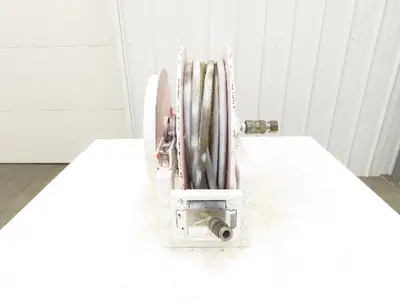 Hannay Reels 716-19-20-10.5J SR Retractable Industrial Air Hose Reel 1/2" X 39'