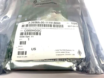 USED DELTA TAU REV. 102B FIELDBUS GATEWAY W PROFIBUS-DP COMX MOD