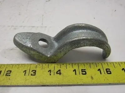Crouse Hinds 514 1-1/2" Half Strap One Hole Rigid Conduit Hanger Lot Of 50
