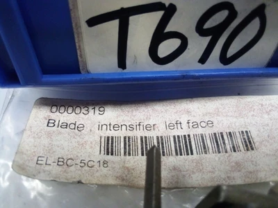 LOT OF 11 INTENSIFER BLADE LEFT FACE