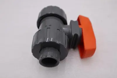 Hayward 1/2" PVC Dark Gray True Union Ball Valve NEW OPEN BOX STOCK H1216A