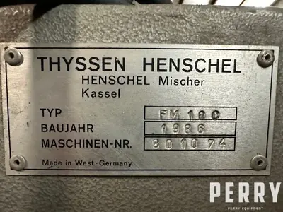 1986 HENSCHEL FM 10C Resin Handling, High Intensity Mixer | Mark One Machinery (4)