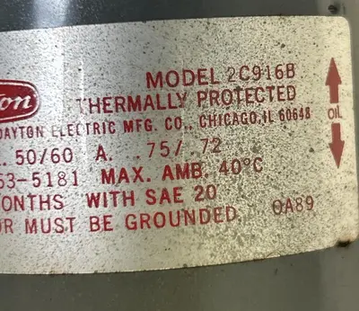 USED DAYTON 2C916B