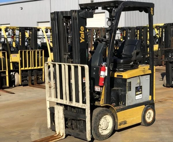 Used 2018 YALE ERC050VG 4-Wheel Sit down Electric Counterbalance Forklifts | Zoom Lifts & Equipment #1182243