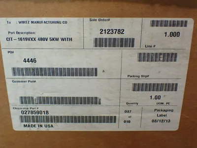 New | in-Stock CHROMALOX CIT1619VXX Heaters Ohio US | HGR 24 #1151024