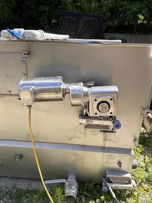 Rotary Screen, Stainless Steel, 24” Diameter x 48” Screen, Tank 48” x 48” x 96”, #5991576