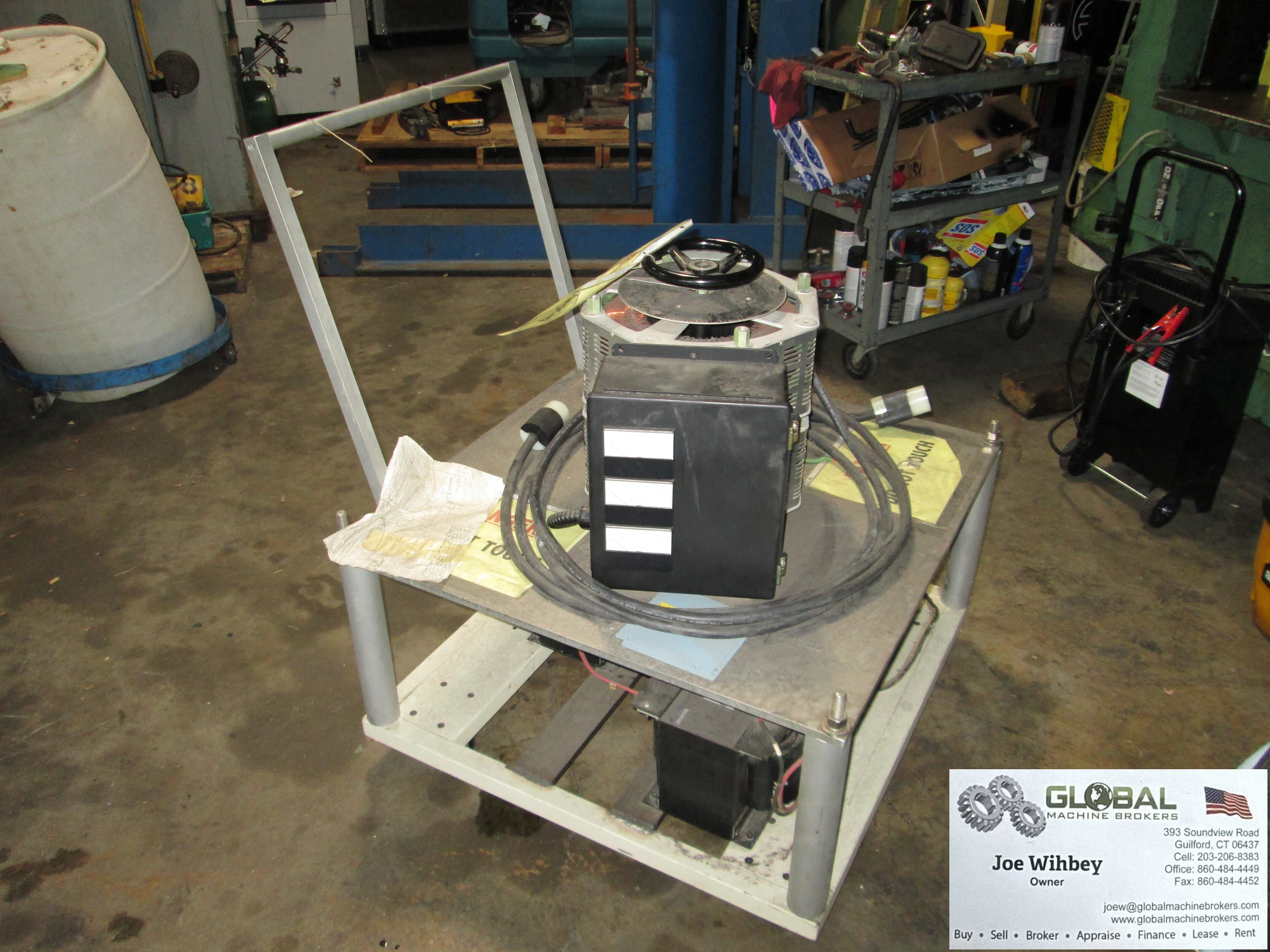 Powerstat Variable AutoTransformer 1256DT-2D With Electrical Diagram