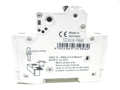 USED SIEMENS 5SJ4118-7HG40