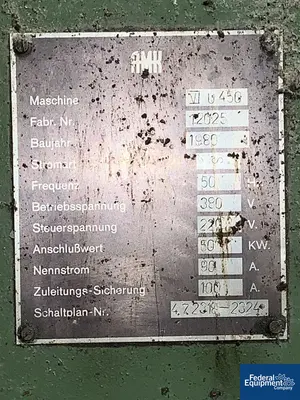 USED AMK 450 Liter AMK Mixtruder, C/S