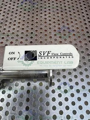 USED SVF -F. C. I. SB76666ATETO BALL VALVE 1500 PSI W/ 1" SANITARY FITTING TO PIPE