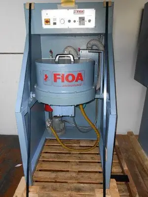 7319-210 FIOA Model BA170 20″ Disc Finishing Tumbling/Deburring Machine Model 492.01 On Stand Type BAPT70