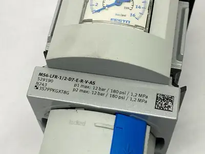 USED FESTO PNEUMATIC FILTER REGULATOR 529190