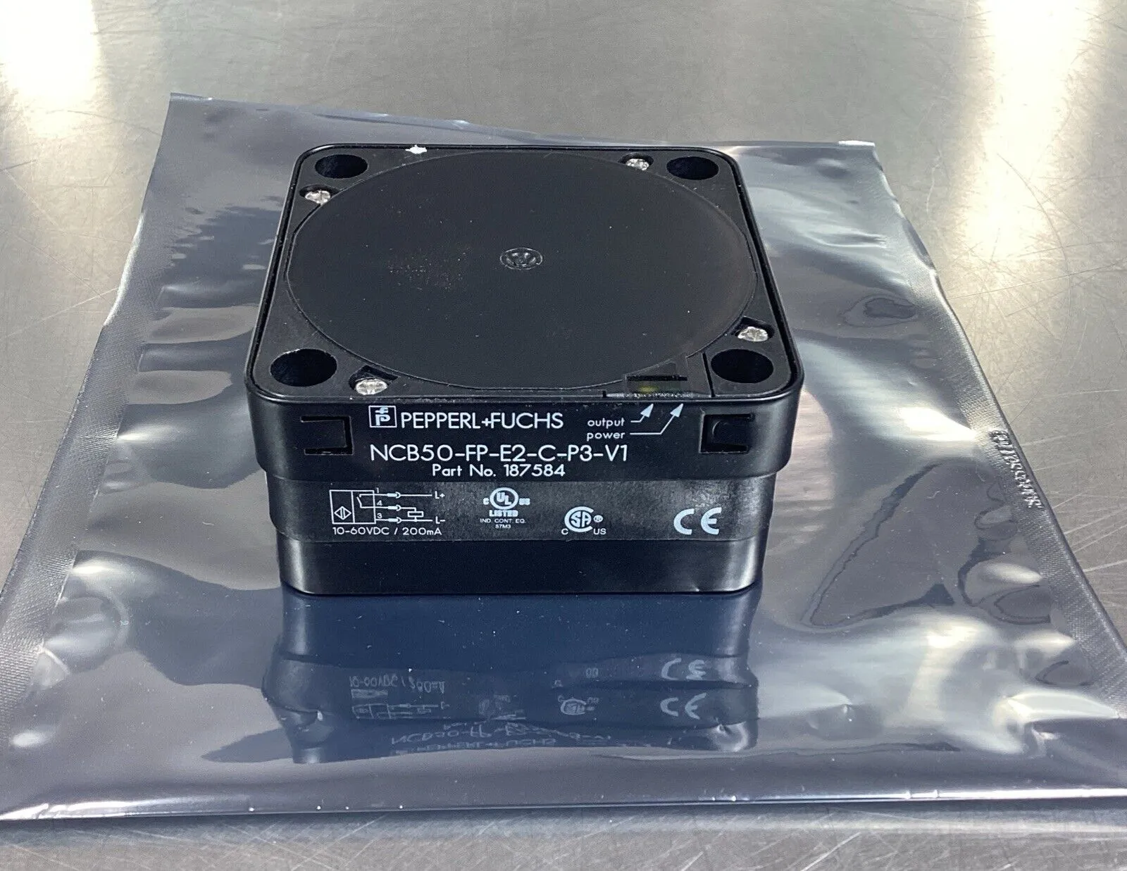 PEPPERL & FUCHS NCB50-FP-E2-C-P3-V1 Proximity Sensor 10-60VDC 5E-32