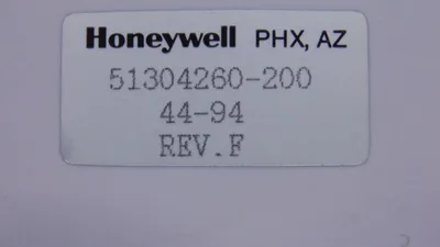 Honeywell 51304260-200 UCN Filler Panel Card Rev. F Used