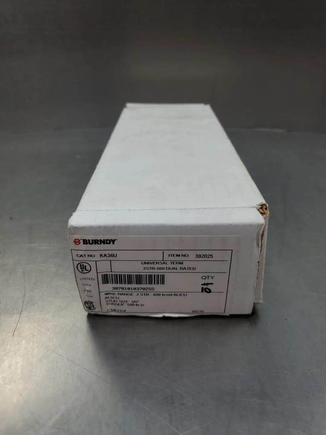 Burndy KA36U Universal Terminal Lug Connector, (2STR-600) 4D-11