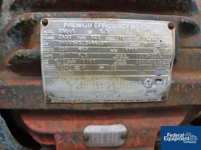 USED Environamics 4" x 3" x 9" Environamics Centrifugal Pump, S/S, 7.5 HP