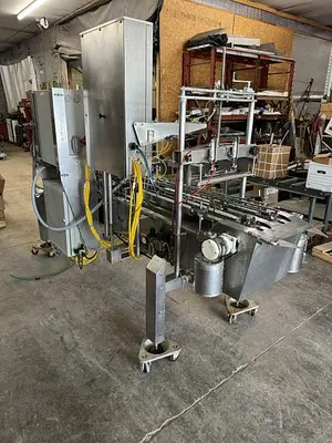 USED CONTROL GMC CUP, TUB AND TRAY FILLING AND LIDDING LINE FDS1500