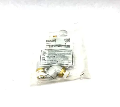 USED SMC PNEUMATIC ELBOW FITTING MALE 1/2" BSPT 16MM TUBE