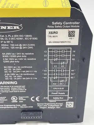 Used BANNER BANNER XS2RO Relays & Switches Michigan US | ND Industrial Surplus #1246537