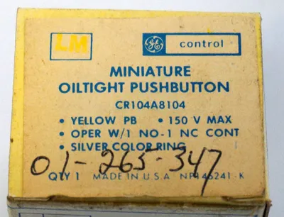4 NEW GENERAL ELECTRIC CR104A81043 PUSHBUTTONS