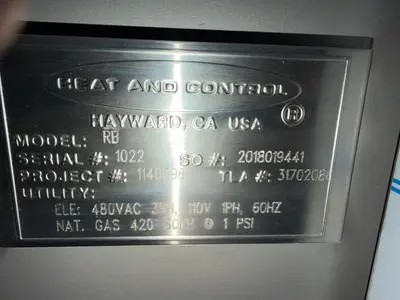 New | in-Stock HEAT AND CONTROL RB Conveyor Ovens Illinois US | M&M Equipment Corp. #1372368