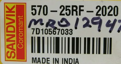 NEW SANDVIK 570-25RF-2020 COROTURN ADAPTOR 57025RF2020