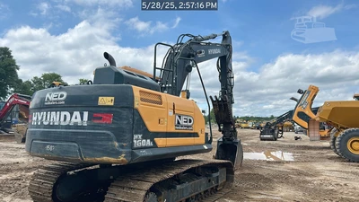 Used 2023 HYUNDAI HX160AL Crawler Excavators North Carolina US | National Equipment Dealers #1422292