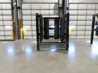42"W x 48-50"L Pallet Feeder Dispenser for Robot Palletizer Conveyor 90"H