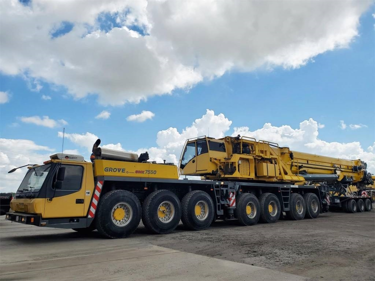 Used 2004 GROVE GMK 7550 Mobile Cranes Connecticut US | Quality Cranes & Equipment #1485776
