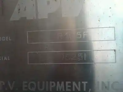 USED APV EQUIPMENT #: R405