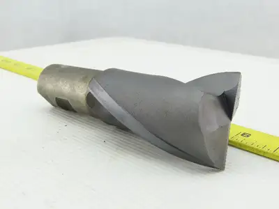 Quinco 2" OD 2 Flute Carbide 90° End Mill 1-1/4" Weldon Shank