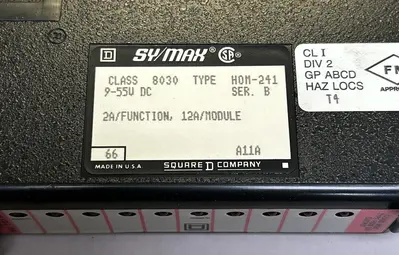 New | in-Stock SQUARE D 8030HOM-241 Input / Output Modules | Surplus Asset Holdings #1206093