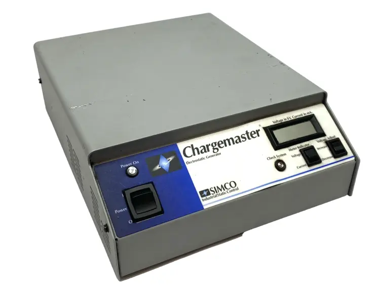 Used Simco Chargemaster Electrostatic Generator, -30kV 5mA 115VAC, 4003335 Power Supply - High Voltage Michigan US | Maverick Industrial Sales #1414300