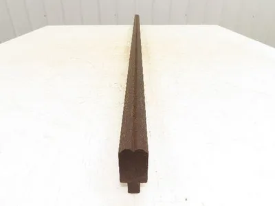 Press Brake Die 46-1/2" Long 90° V 3/16" W 1/8" Deep 1-3/4" H 1/2" Tang