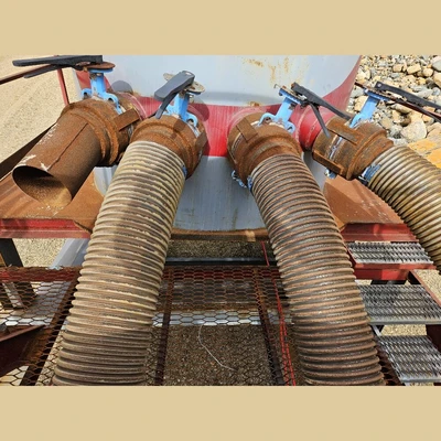 24in Wide x 22ft Long 4-Way Distribution Sluice