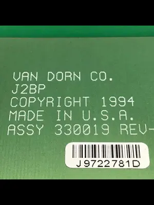 USED VAN DORN PC330-019 330-019