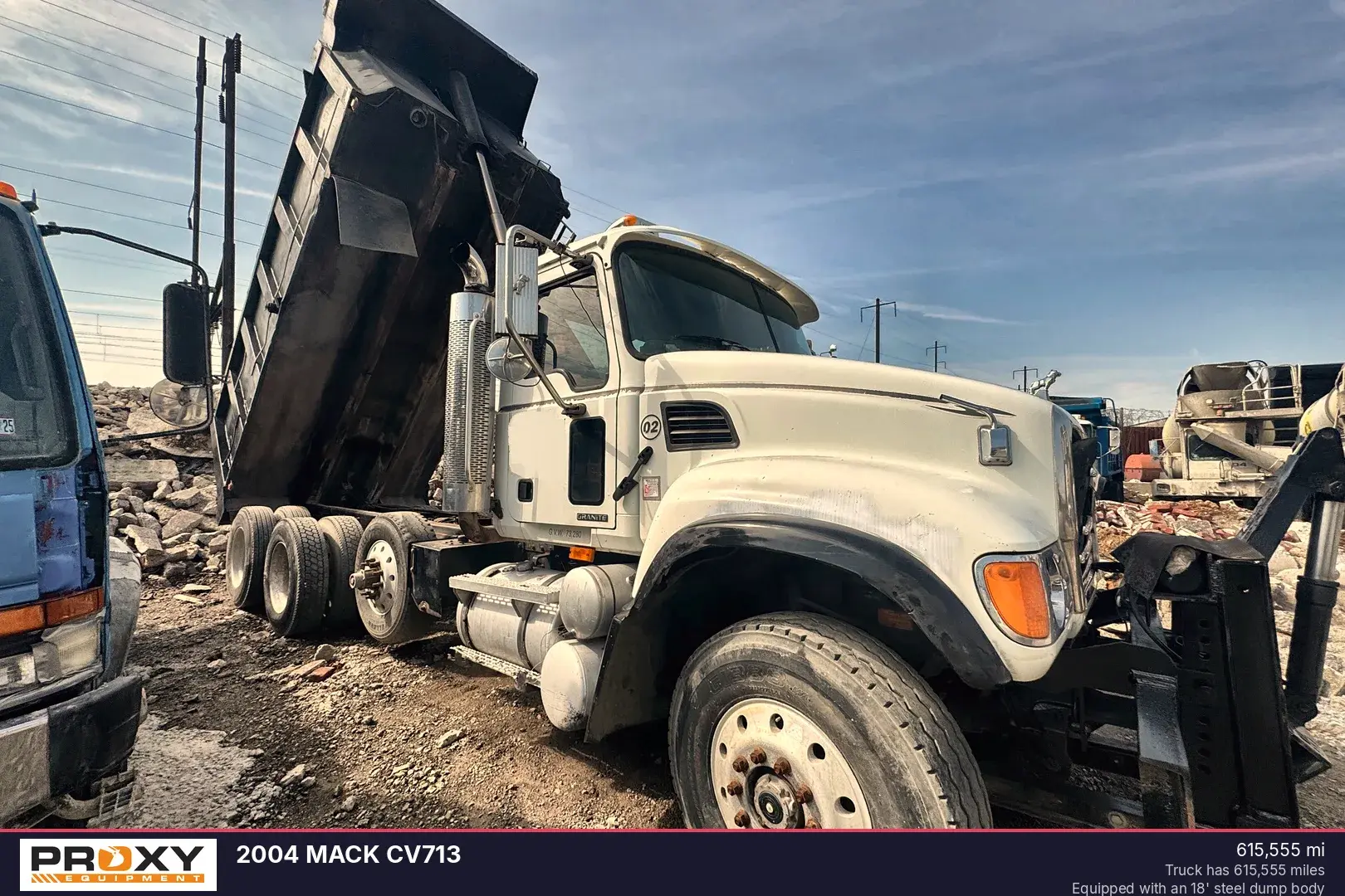 Used 2004 MACK CV713 Dump trucks Pennsylvania US | Proxy Equipment #1378179