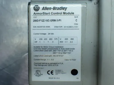 USED ALLENBRADLEY 280DFN10C