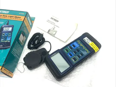 New | in-Stock Extech Intruments Heavy Duty Light Meter with PC Interface, 4-Lighting Settings Meters - Misc Michigan US | Maverick Industrial Sales #1390792