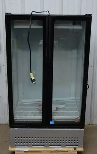 142-1155 DSA DULA30-R Glass Two Door Reach In Cooler-New