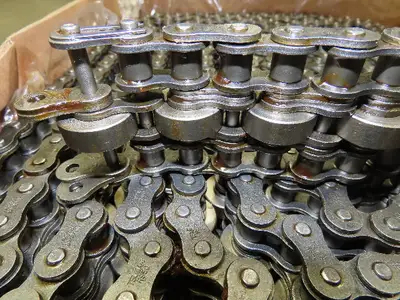 Tsubaki RS50 Steel Roller Chain 2-Strand 3/8" Center Roller 5/8" Pitch 36' x 2"