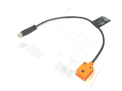 NEW IFM THROUGH-BEAM SENSOR TRANSMITTER RED LIGHT, O7S-OOKG/0,20M/AS