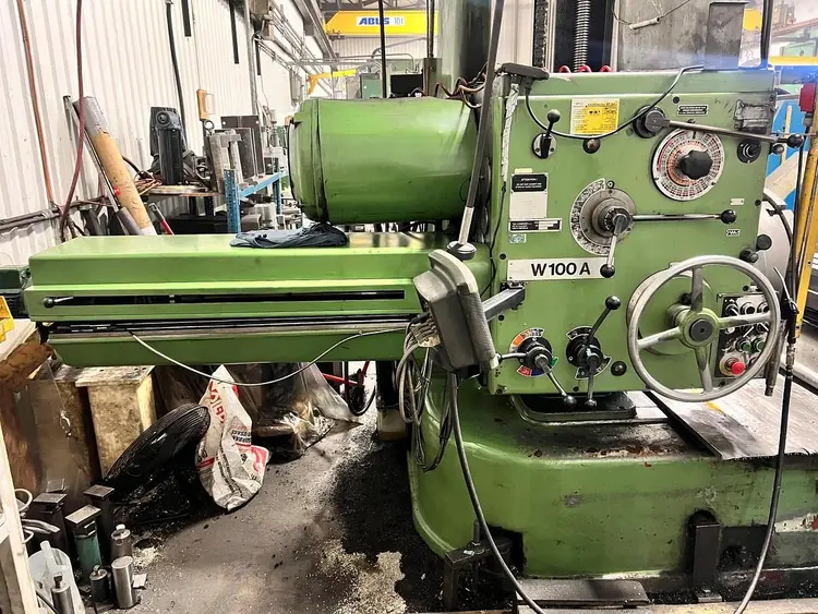 Used TOS W-100A Horizontal Table Type Boring Mills Ontario CA | Gizmo Machine Tools #553053