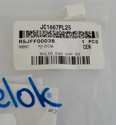 NEW Swagelok JC1667PL25