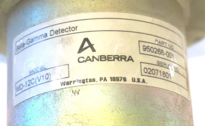 USED CANBERRA 950268-001 BETA-GAMMA DETECTOR MD-12C(V10) 950268001