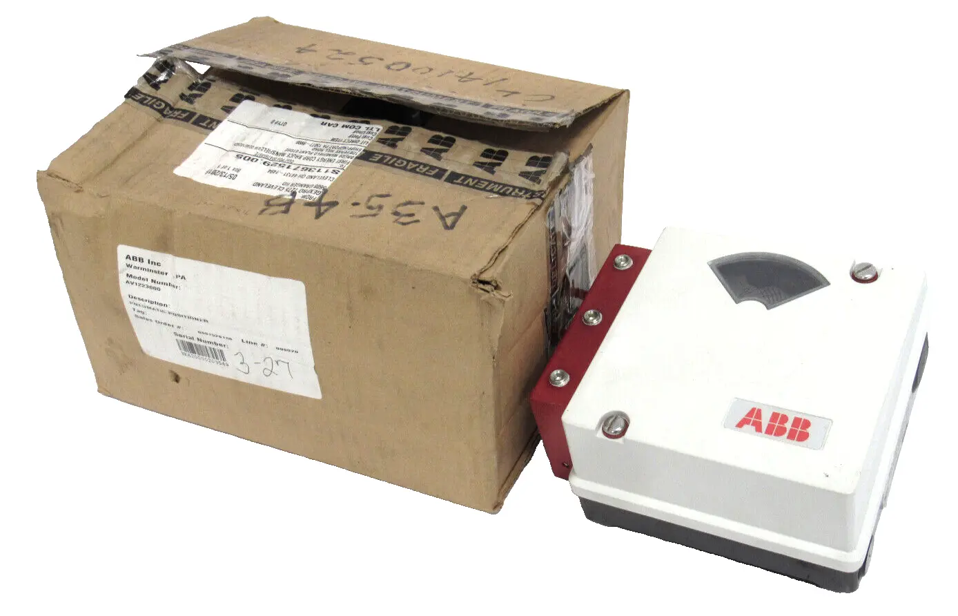 NEW ABB AV1223000 PNEUMATIC POSITIONER
